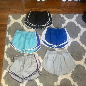 Nike Women's Athletic Shorts - Black, Blue, Gray, Aqua